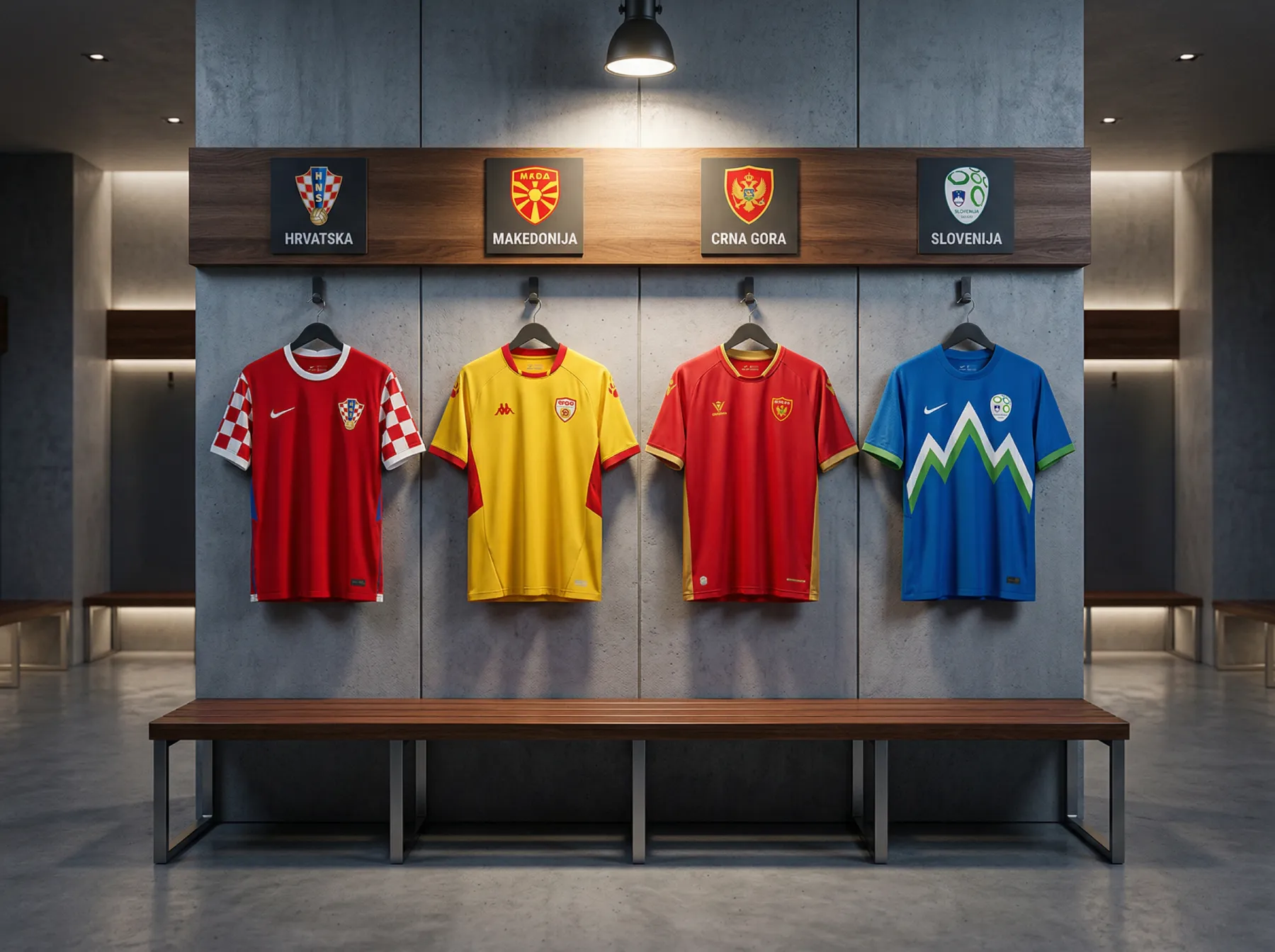 Zastave četiri reprezentacije koje debitiraju na Svjetskom prvenstvu 2026