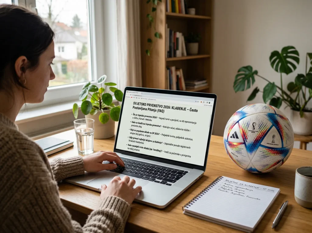 Često postavljana pitanja i odgovori o klađenju na Svjetsko prvenstvo 2026